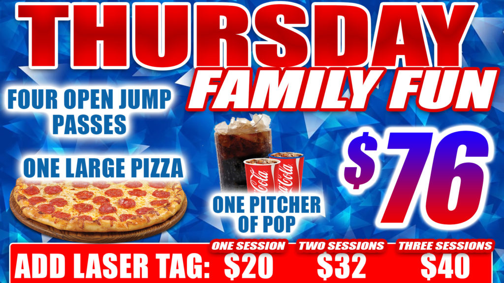 Rebounderz Grand Rapids Thursday Family Fun