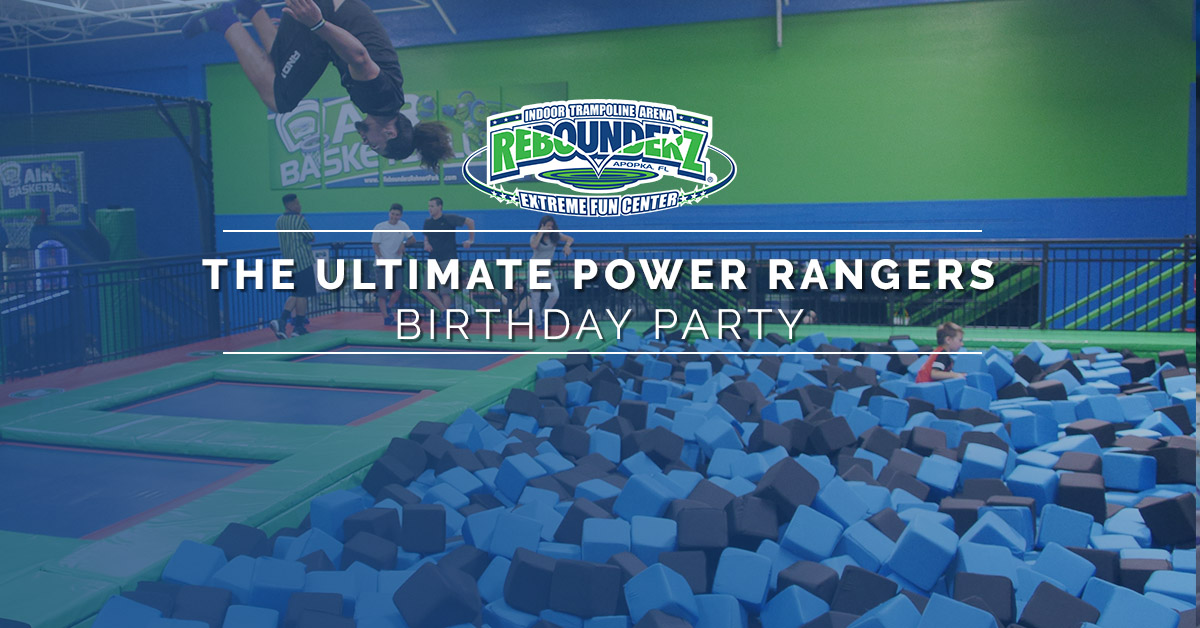 Great Power Rangers Themed Birthday Party Ideas