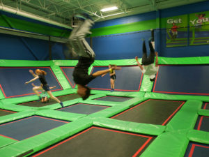 open jump arena trampolines