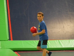 in the air dodgeball