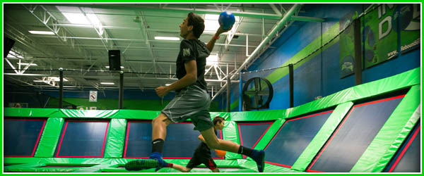 in the air dodgeball