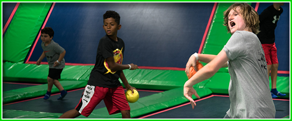 in the air dodgeball