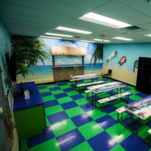 Luau Party Room at Rebounderz