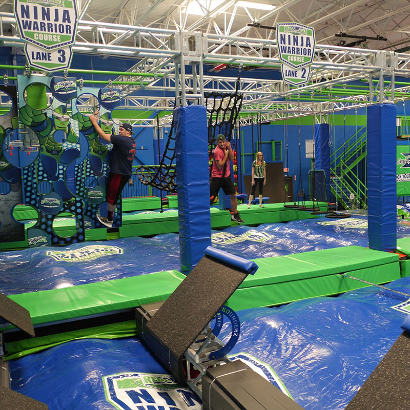 Ninja Warrior at Rebounderz Family Fun Center
