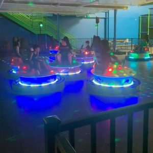 Spin Zone Bumper Cars at Rebounderz