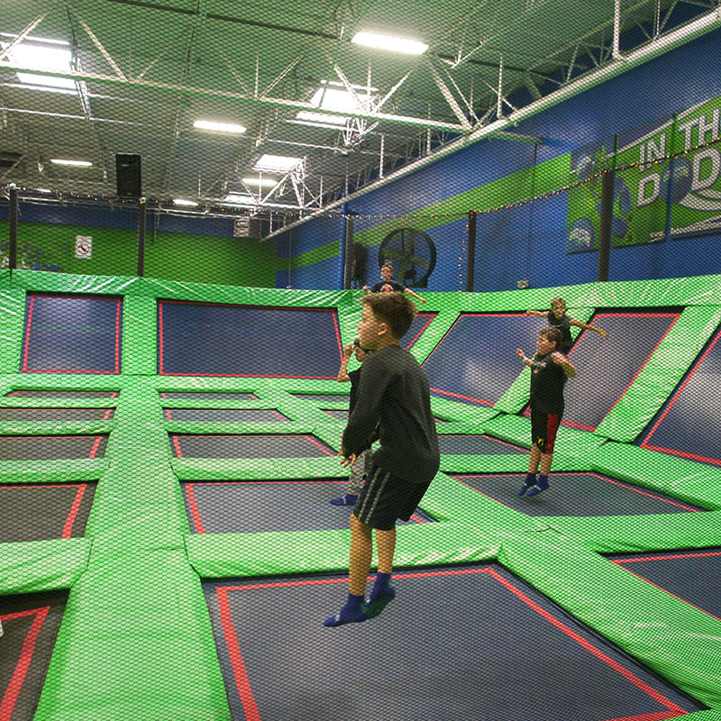 Indoor Trampoline Arena at Rebounderz Family Fun Center