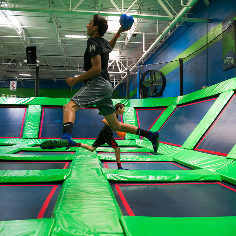 Dodgeball at Rebounderz Family Fun Center