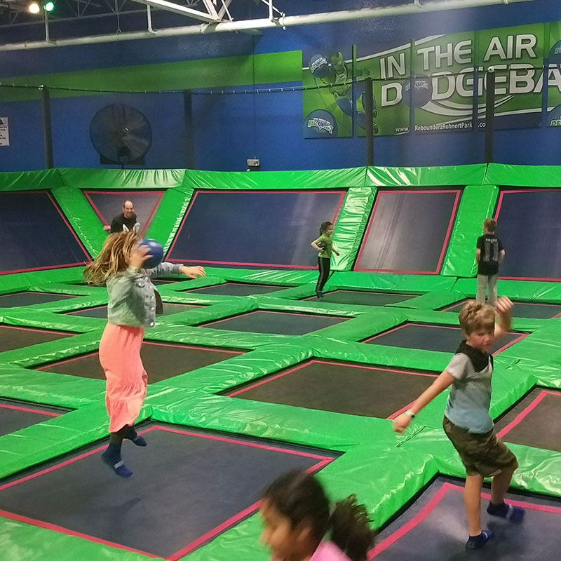 Dodgeball at Rebounderz Family Fun Center